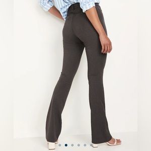 Old Navy grey Pixie Flare high rise full length size 12